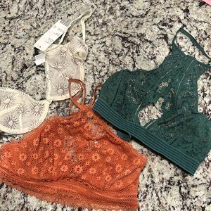Urban Outfitters Bralettes (pack of 3)